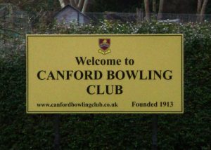 Canford Bowling plaque